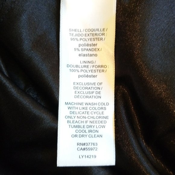 Laundry by Shelli Segal 4 NWT Black White Geometric Shift Dress Cut Out Neck - Picture 9 of 11